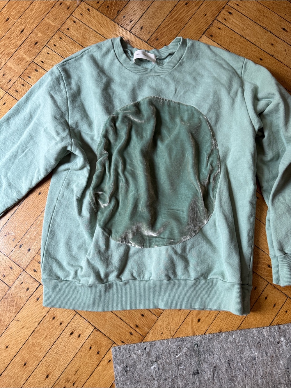 Correll Correll sweatshirt velvet circle